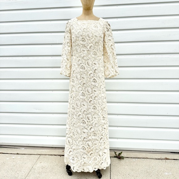 Vintage Couture Lace Wedding Dress